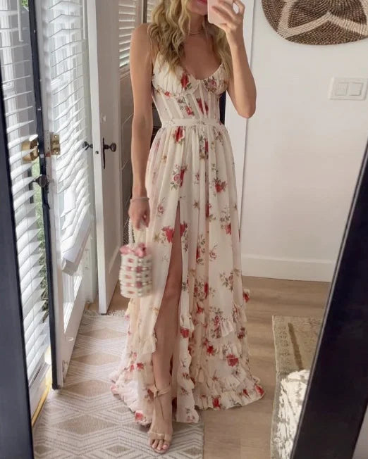 DAIYA | Snygg sommarklänning med blommönster