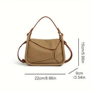 Amara | Geometrisk PU-läder crossbody-slingväska