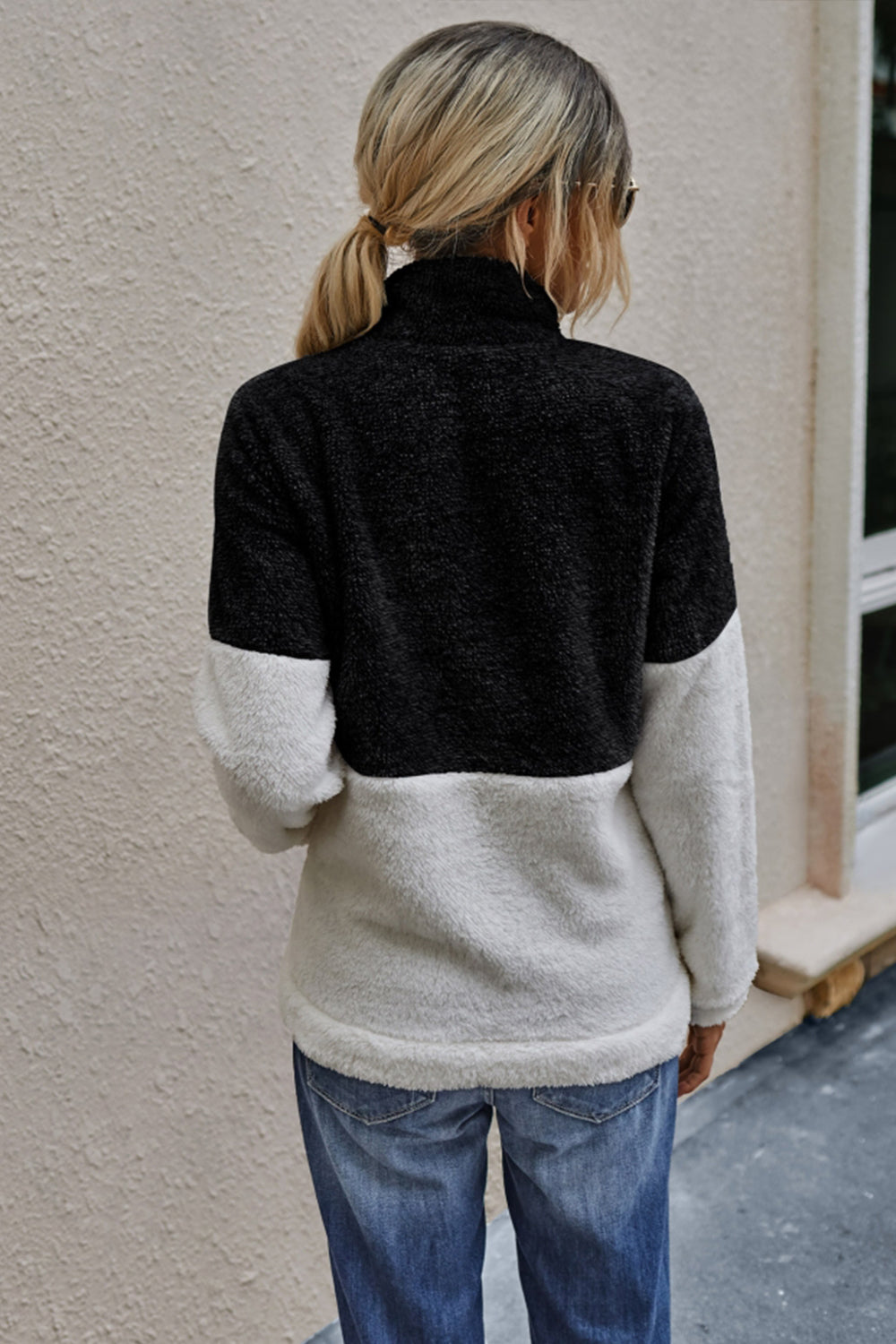 Matilda | Stilfull topp med dragkedjeficka