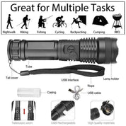 90000 Lumen XHP50.2 LETTSTIGSTE Taschenlampe 6