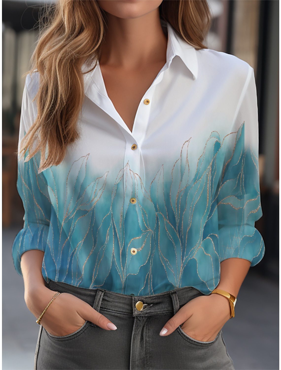 FLORIEN | Bluse mit Blumenmuster