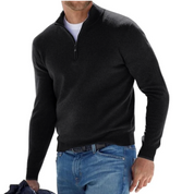 Daniel | Eleganter und raffinierter Herren-Pullover mit Reißverschluss