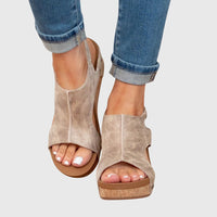Adela | Orthopädische Sandalen - Beige / 4 US | 35 EU