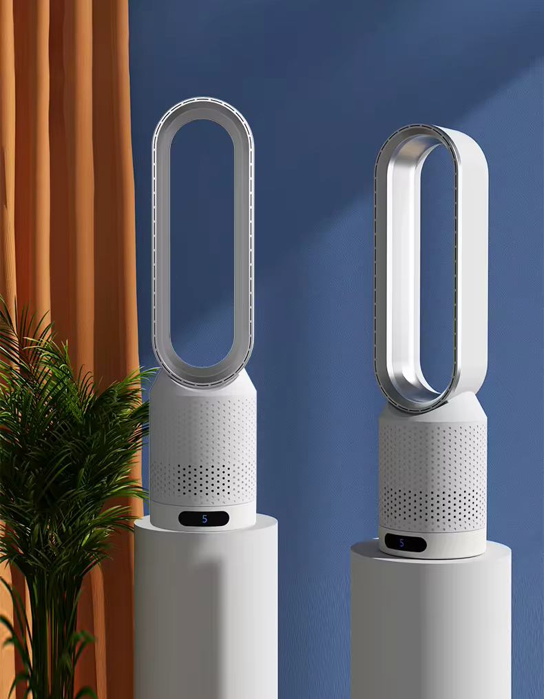 Airpure | 3-in-1-Luftkalt mit Luftreiniger | Oszillation und Berührung LED 3