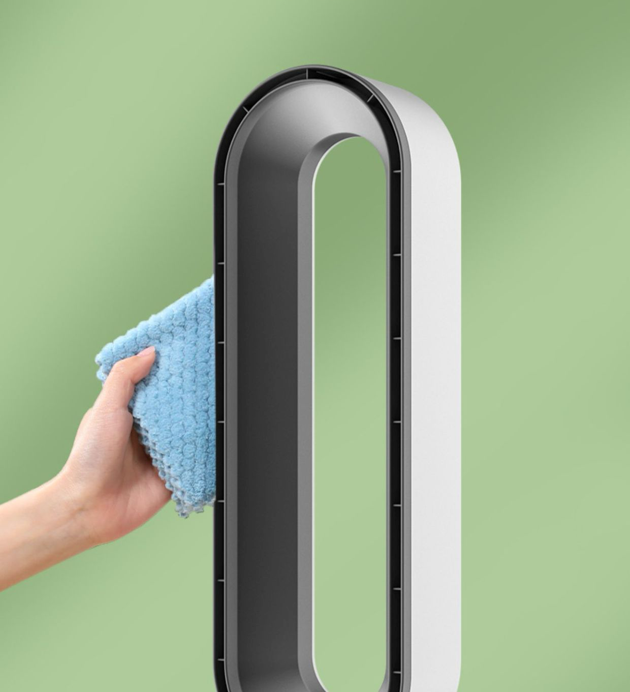 Airpure | 3-in-1-Luftkalt mit Luftreiniger | Oszillation und Berührung LED 5