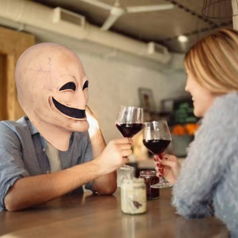 Alien Maske No Face Man Kopfbedeckung Halloween Party 8