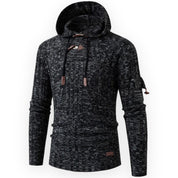 AlpineTrail Herren stylischer warmer Fleece-Hoodie 1