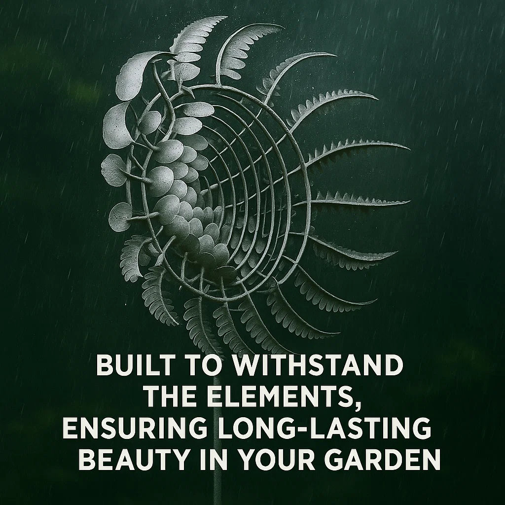 Anti-Rust Kinetic Metall Wind Spinner Windmühle für Gartendekoration und Landschaftsbau im Freien 2