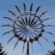 Anti-Rust Kinetic Metall Wind Spinner Windmühle für Gartendekoration und Landschaftsbau im Freien 3