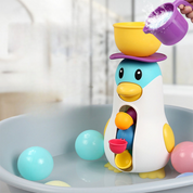 AquaPals | Badespielzeug und Wasserspielstation mit Pinguinmotiv für Kleinkinder 1