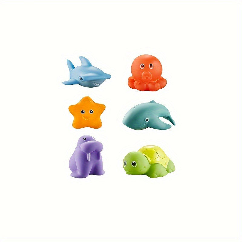 AquaPals | Schwimmendes Tier-Badespielzeug-Set für Babys und Kleinkinder zum Spielen im Wasser 3