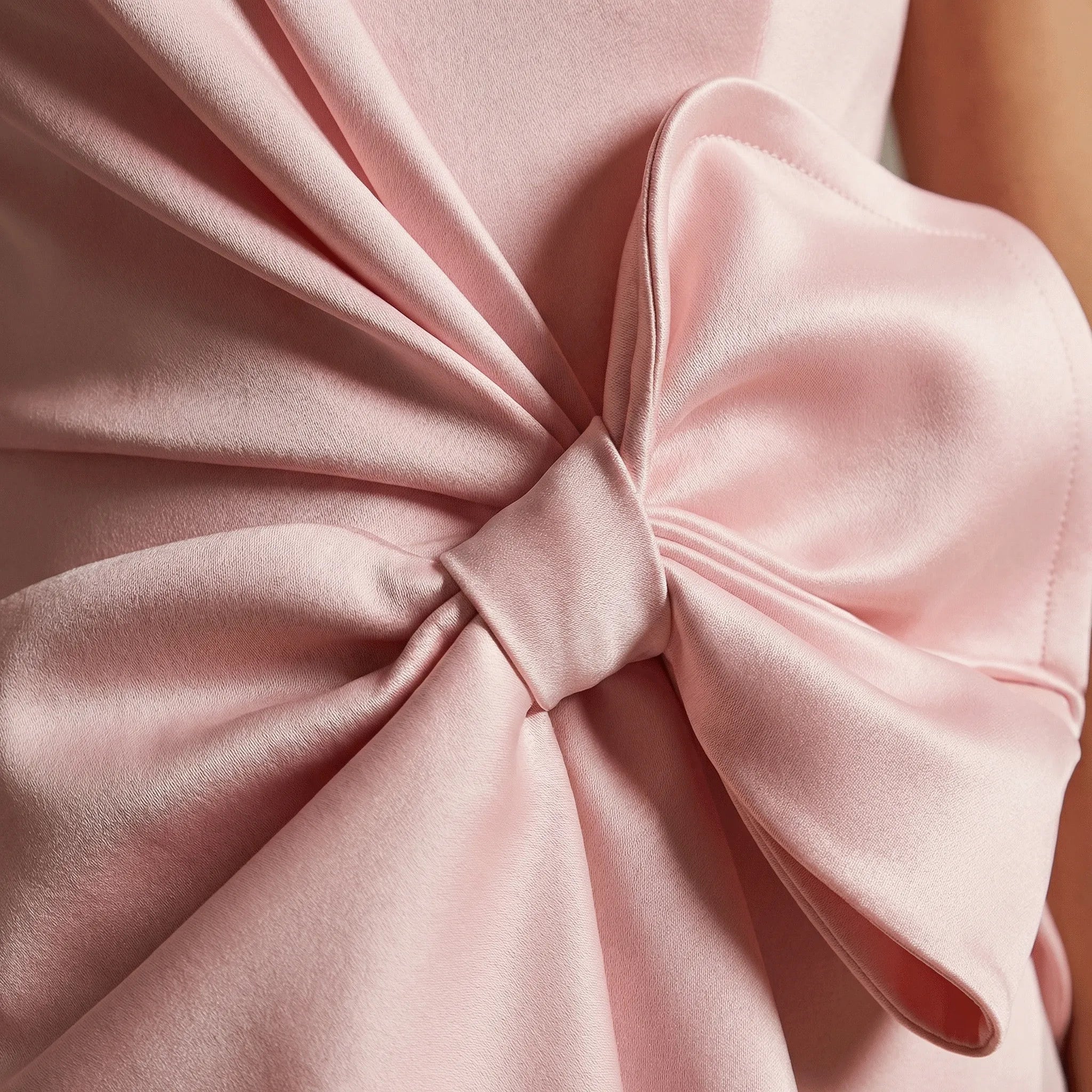Ärmelloses Midi-Cocktailkleid mit Schleife Tailliert Elegant für Hochzeiten und Partys 3