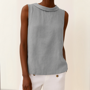 Ärmelloses Oberteil für Damen mit Rollkragen – Elegantes Sommer-Basic für jeden Anlass 0