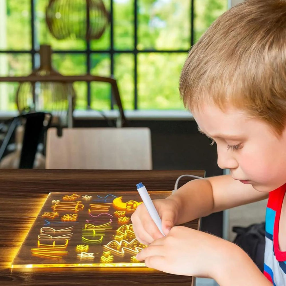 ArtGlow | LED-Zeichentafel für Kinder – Pädagogisches Weihnachtsspielzeug 1