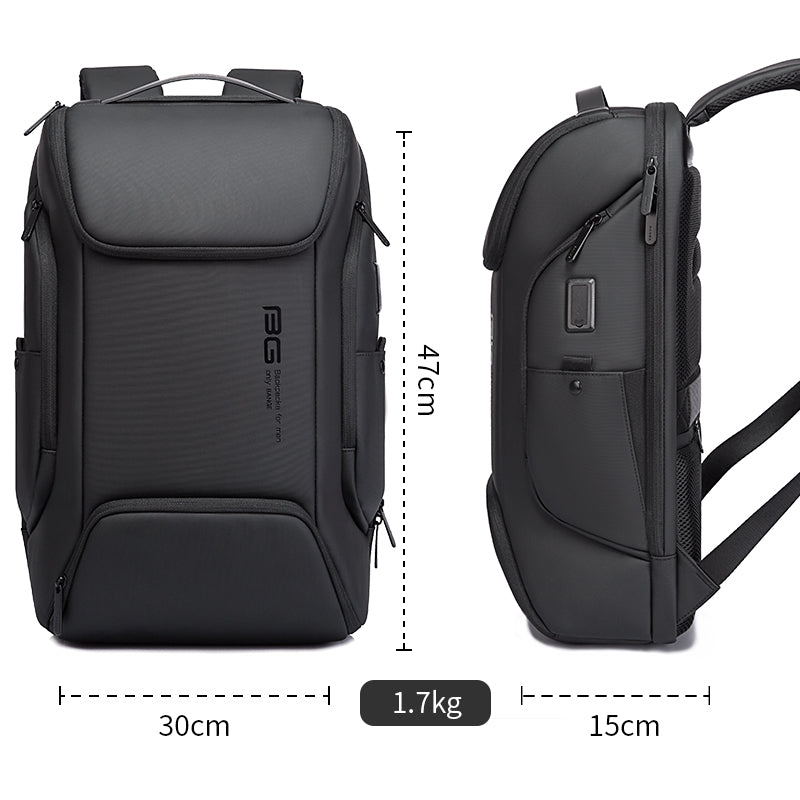 BANGE Neuer USB-Ladeanschluss passend für 15,6-Zoll-Laptop-Rucksack für Männer 3