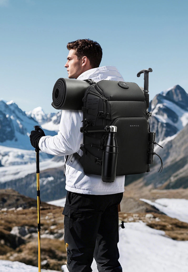 BANGE Neuer heißer Verkauf Premium Große Kapazität Täglich 17 Zoll Wasserdicht Outdoor Wandern Männer Laptop Rucksack 3