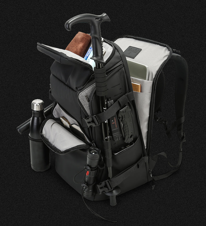 BANGE Neuer heißer Verkauf Premium Große Kapazität Täglich 17 Zoll Wasserdicht Outdoor Wandern Männer Laptop Rucksack 5