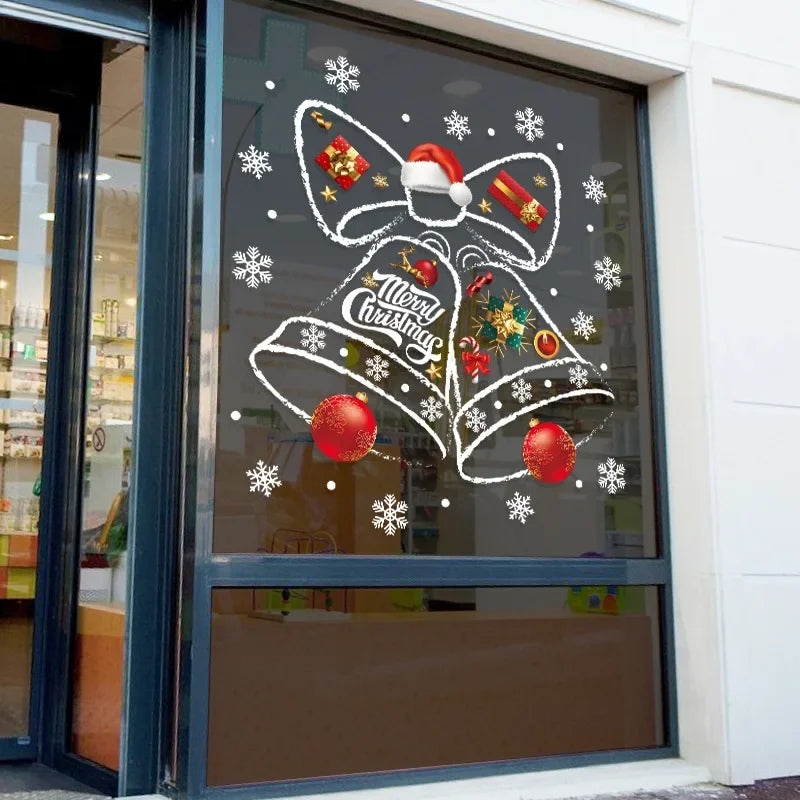 BellWindowDecor | Kreatives Set Weihnachtsfensteraufkleber 2