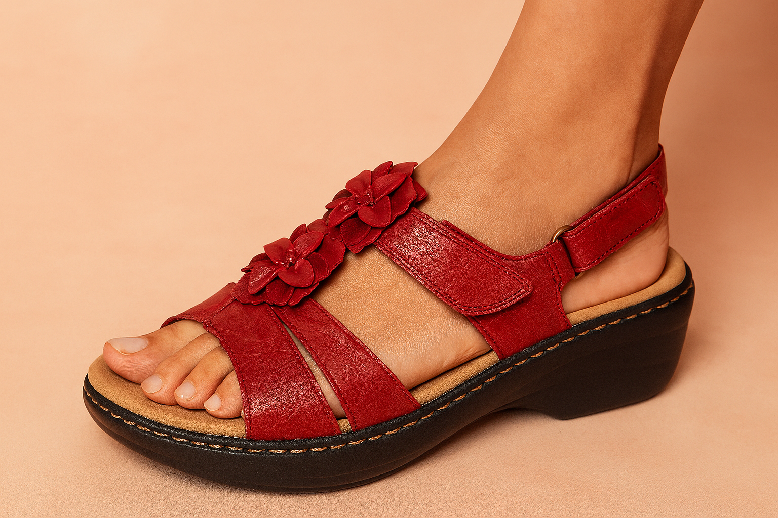 Bequeme Sandalen Damen mit Floral Design – Stilvolle Sandaletten für den Sommer und Jeden Anlass 2