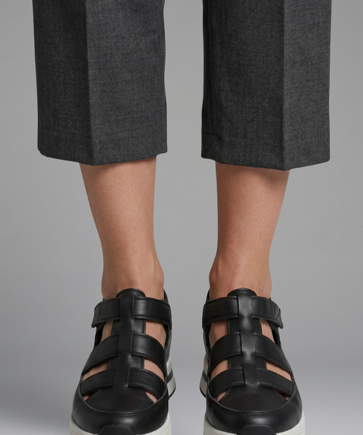 Bequeme Sandalen Damen mit Orthopädischem Arch Support und Strukturierter Plateau-Sohle für Alltag 0