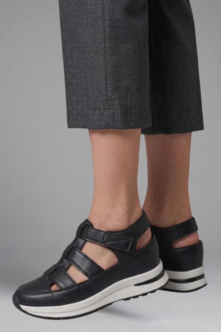 Bequeme Sandalen Damen mit Orthopädischem Arch Support und Strukturierter Plateau-Sohle für Alltag 3