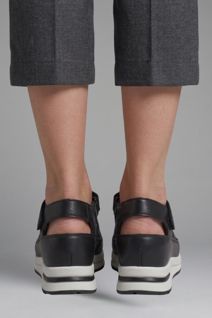 Bequeme Sandalen Damen mit Orthopädischem Arch Support und Strukturierter Plateau-Sohle für Alltag 4