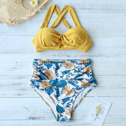 Mia | Högmidjad bikiniset för strand och pool