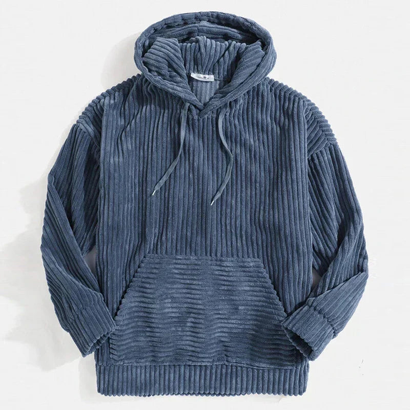 LUCKY | Kord Pullover mit Kapuze