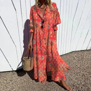 Böhmisches Maxi Kleid – Elegantes Sommermaxikleid für Frauen, Ideal für Strand und Sommerfeste 3