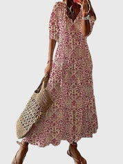 Boho Vintage Sommerkleid für Frauen - Elegantes, luftiges Design für warme Tage 3