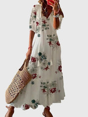 Boho Vintage Sommerkleid für Frauen - Elegantes, luftiges Design für warme Tage 5