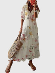 Boho Vintage Sommerkleid für Frauen - Elegantes, luftiges Design für warme Tage 7