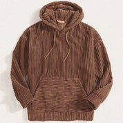 LUCKY | Kord Pullover mit Kapuze