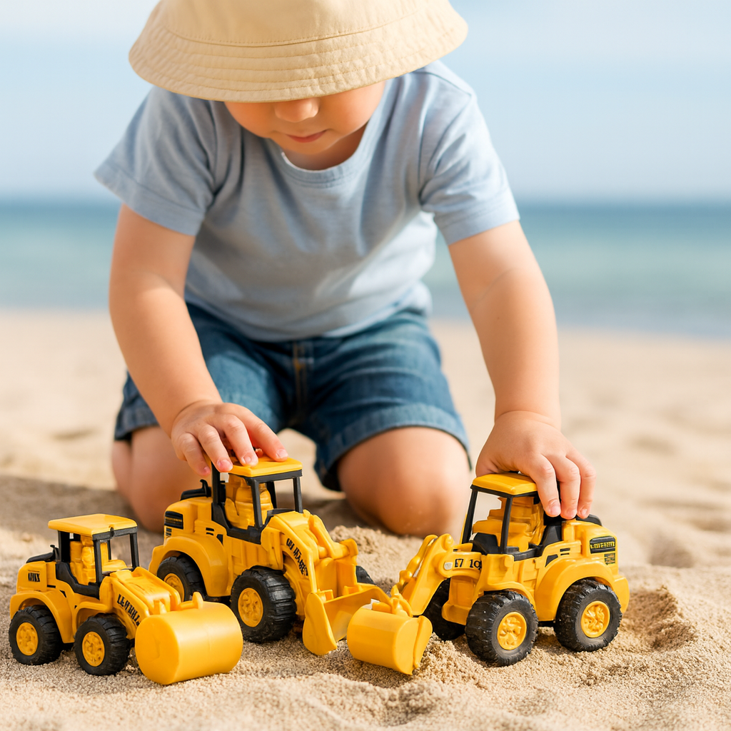 BuildMaster | Pädagogisches Konstruktionsspielzeug-Fahrzeugset zur Förderung der Kreativität von Kindern 0