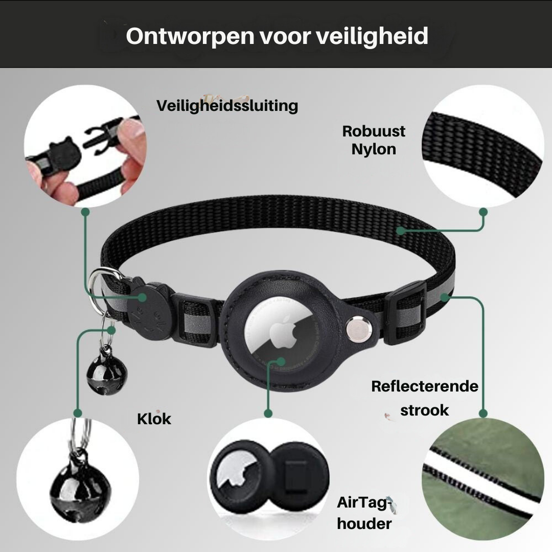 CAT -GPS -Tracker -Kragen mit Schnellverschluss und reflektierendem Design für eine verbesserte Nachtsichtbarkeit 3