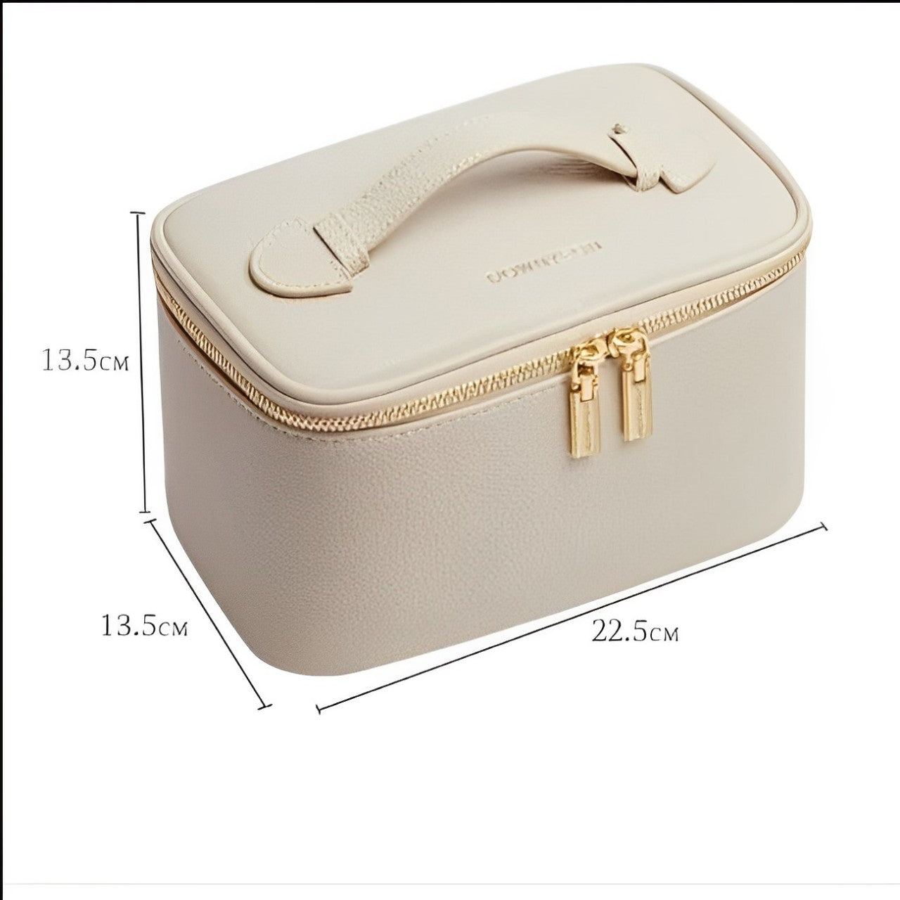 Dalia | Damen Deluxe Läder Resekosmetiktväska
