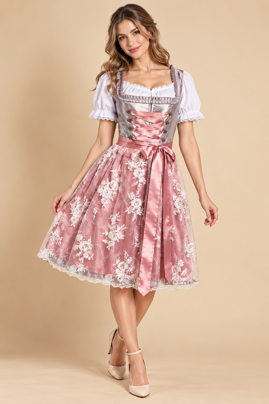 Dirndl Lia - folkdräktklänning för damer