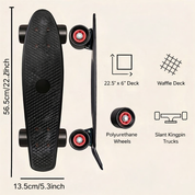 Mini Cruiser Skateboard – Kompakt, stylisch und für alle Fahrniveaus geeignet