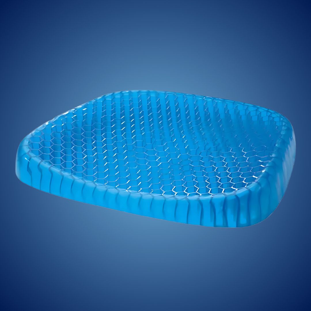 Comfortgel Orthopädische Gelsitzkissen | Druckentlastung - Steißbeinschmerzen - Unterstützung unterer Rücken - für Bürostuhl - Auto - Rollstuhlgebrauch 2