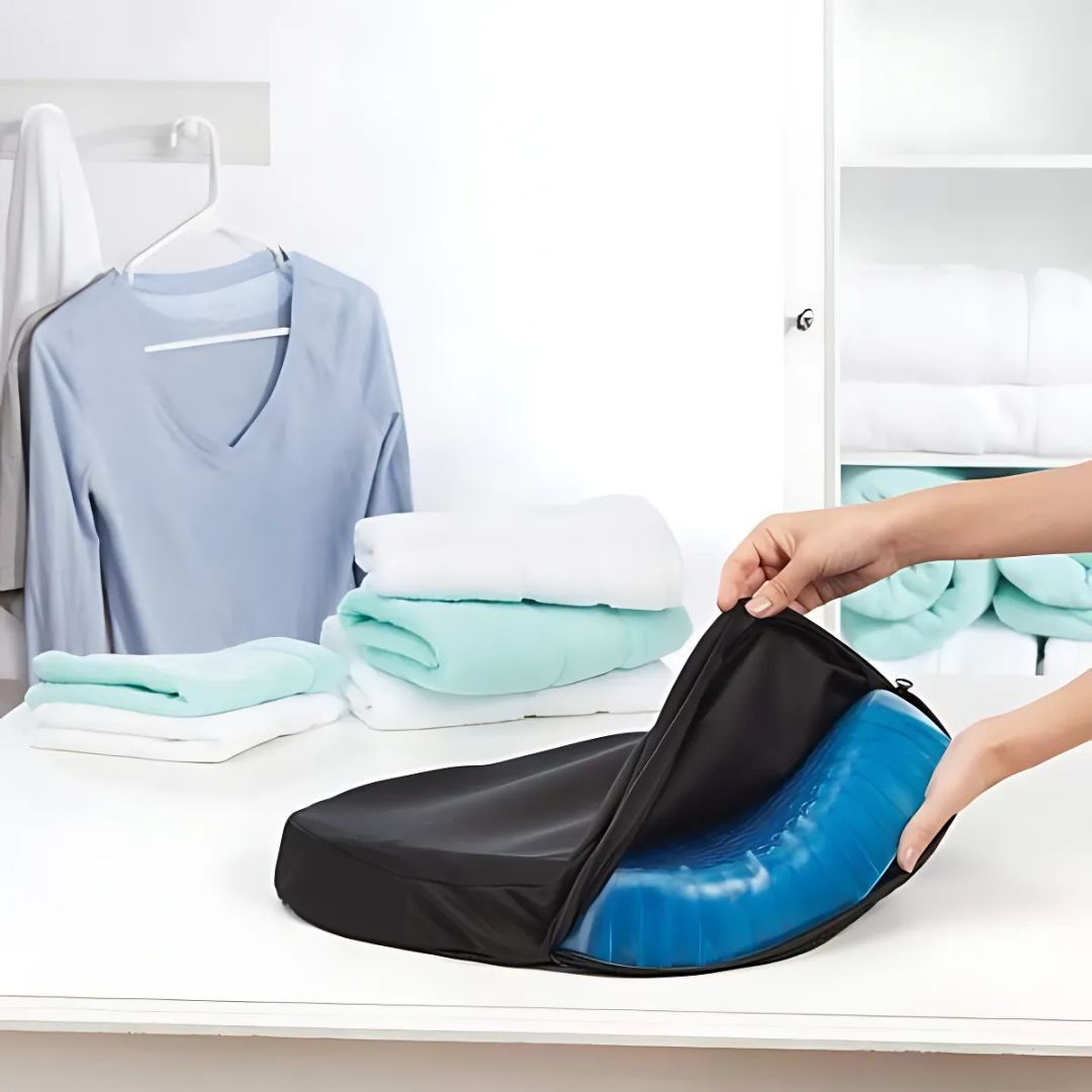 Comfortgel Orthopädische Gelsitzkissen | Druckentlastung - Steißbeinschmerzen - Unterstützung unterer Rücken - für Bürostuhl - Auto - Rollstuhlgebrauch 6