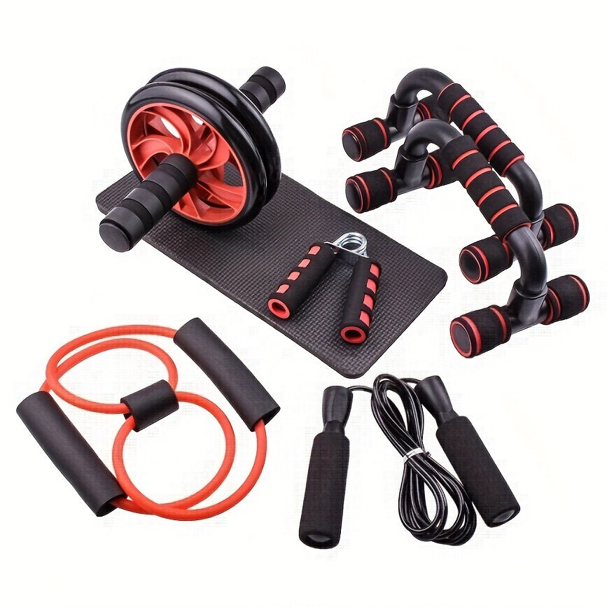 CoreMax Fitness-Set – 7-teiliges Workout für starke Bauchmuskeln und Rumpfmuskulatur 0
