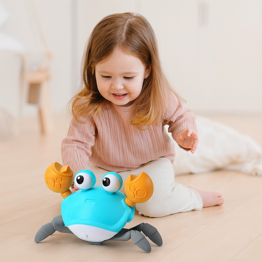 CrustaceanJoy | Krabbenbaby-Spielzeug mit Musik und bunten Lichtern 0