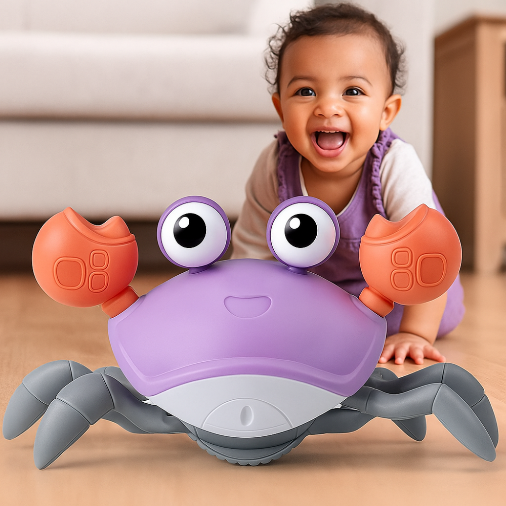 CrustaceanJoy | Krabbenbaby-Spielzeug mit Musik und bunten Lichtern 9