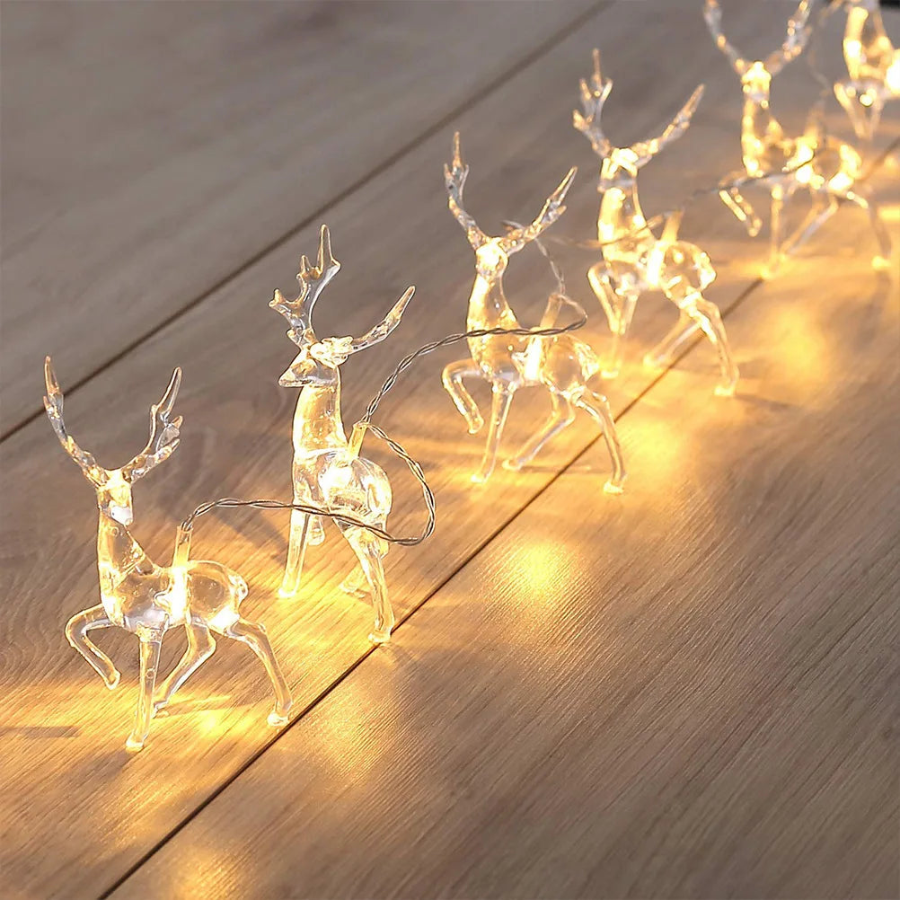 CrystalCheer | Elchgirlande als Weihnachtsdekoration 1