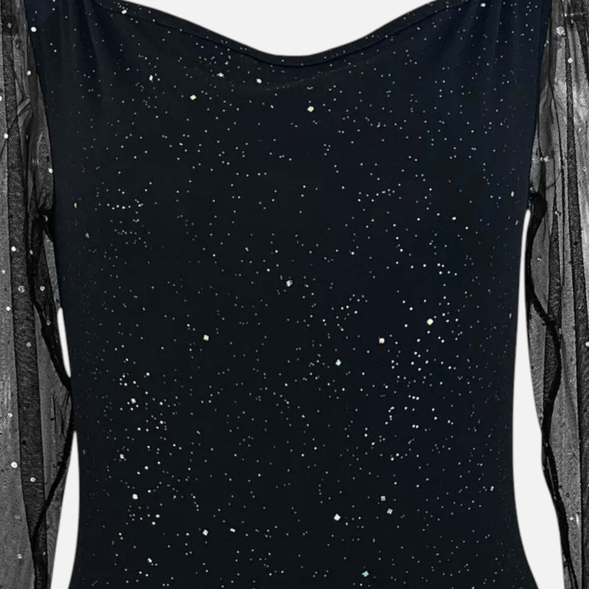 Damen Bodycon Kleid V-Ausschnitt Pailletten für Festliche Anlässe 8