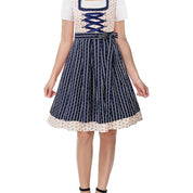 Damen Elegante Midi Oktoberfest Dirndl Kleid 1