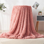Damen Fleece Decke Kuschelig Weich Atmungsaktiv 5