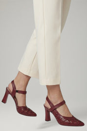 Damen Heels mit Orthopädischer Polsterung und Verstellbarem Schnallenverschluss für Komfort und Stil 0