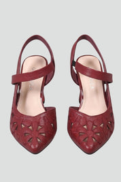 Damen Heels mit Orthopädischer Polsterung und Verstellbarem Schnallenverschluss für Komfort und Stil 1