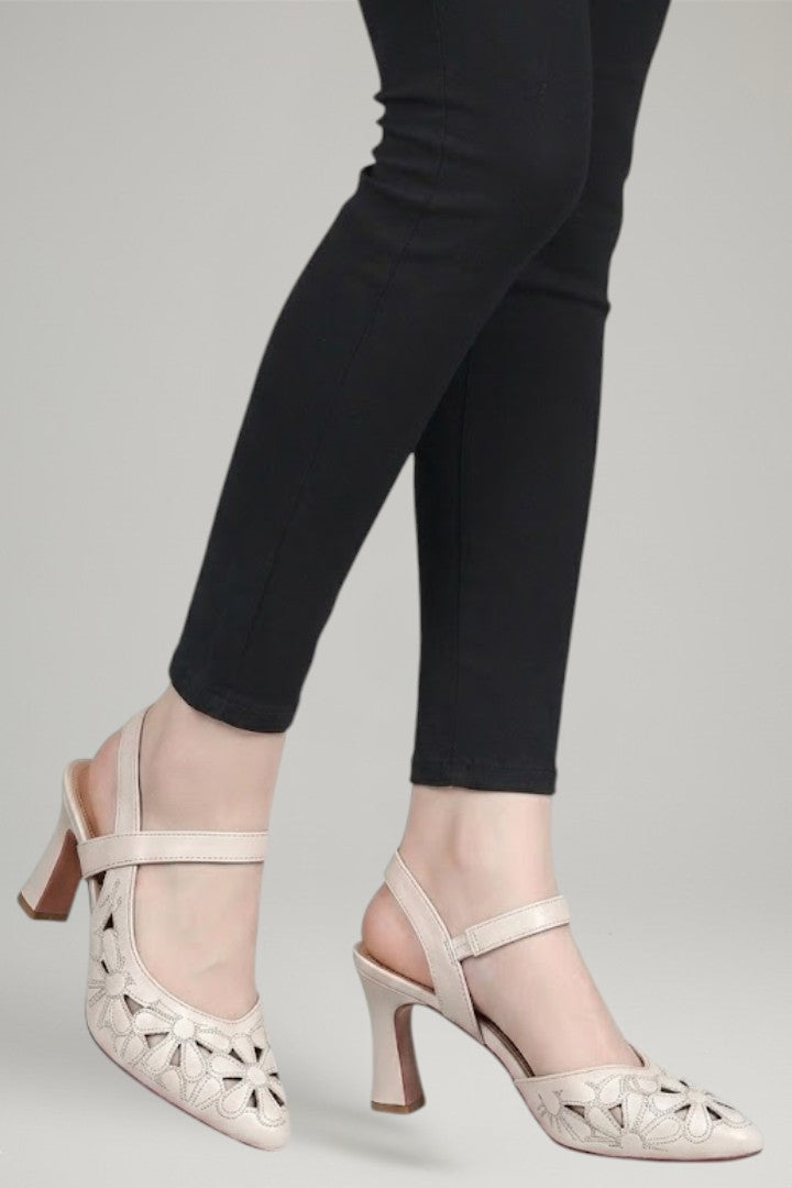 Damen Heels mit Orthopädischer Polsterung und Verstellbarem Schnallenverschluss für Komfort und Stil 6